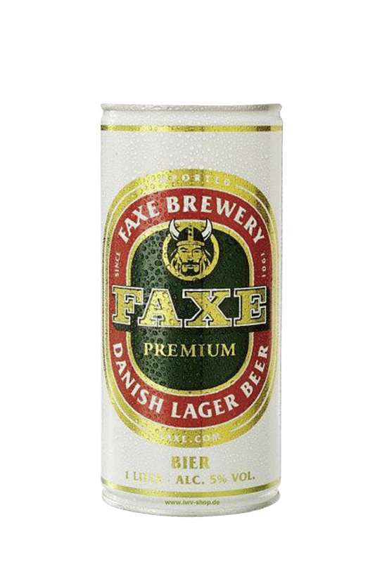 Faxe Bier Premium Quality Lager Beer 1l Megadose