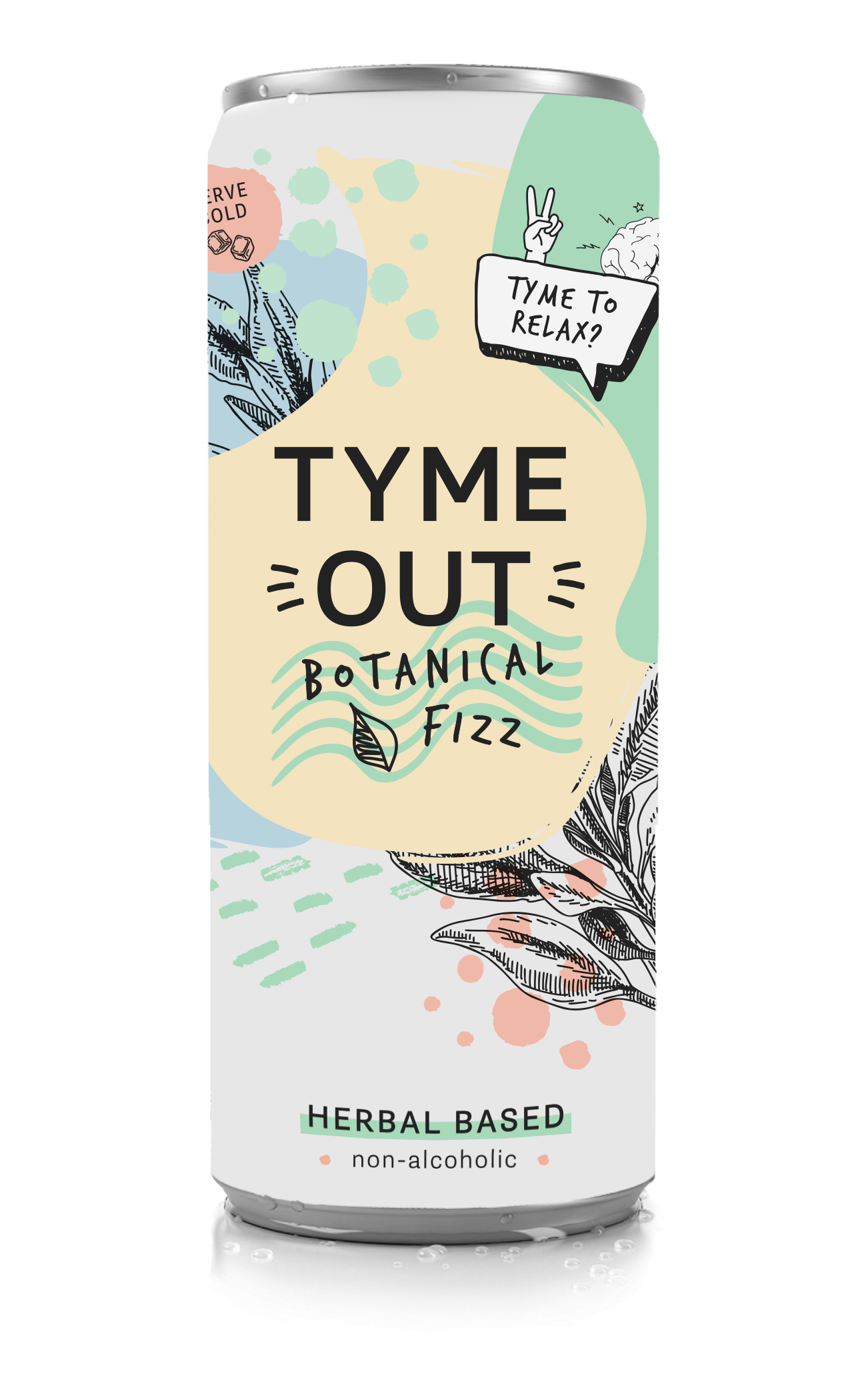 Tyme Out - Botanical Fizz - alkoholfrei 12er Pack 12x0,33l