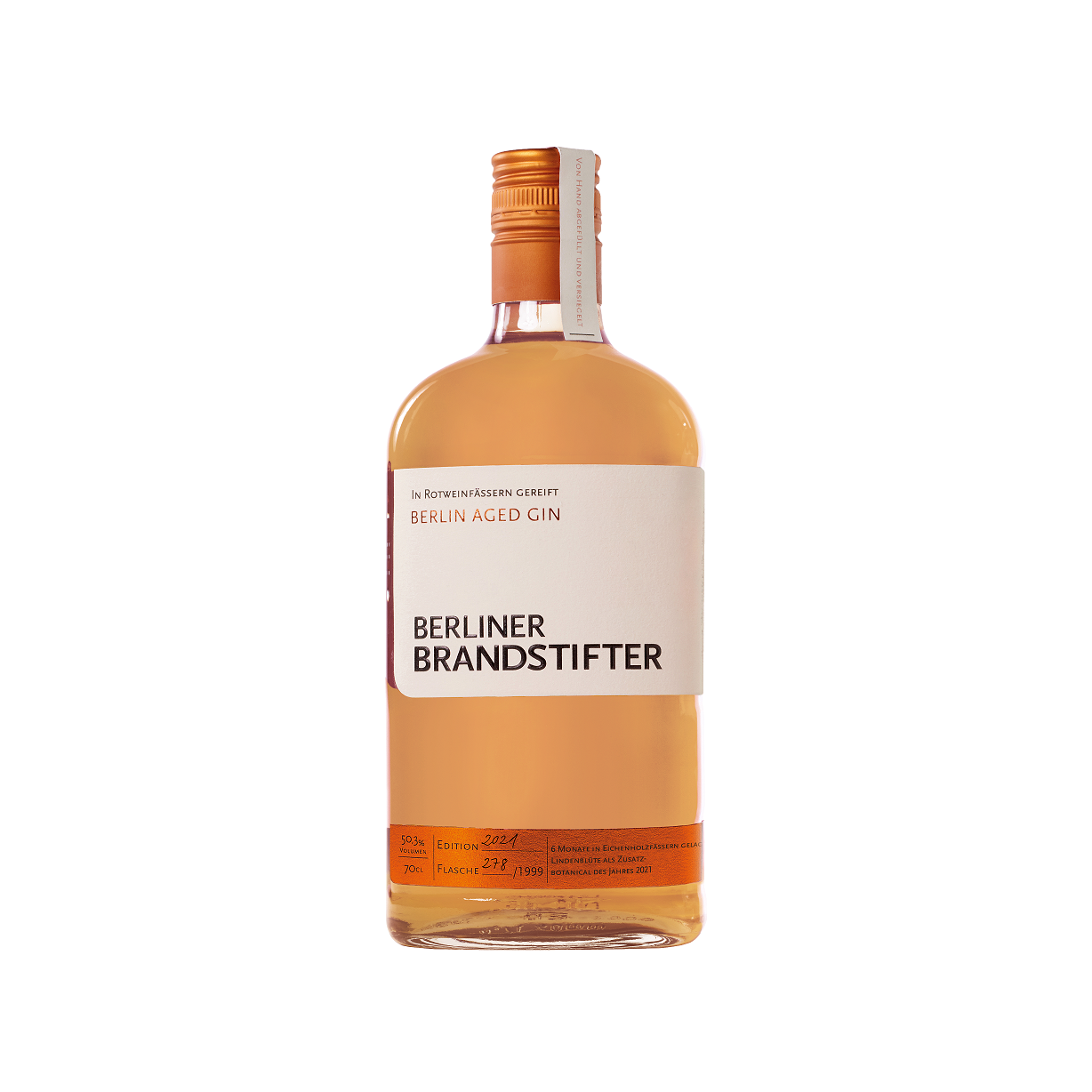 Berliner Brandstifter - Berlin Aged Gin - 2021 Edition - 0,7l 50,3%vol.