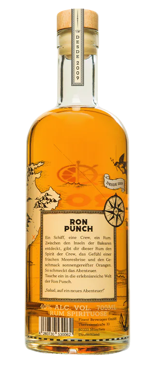 Ron Punch - Orange Infused Rum 0,7l 40%vol. Ron Punch - Orange Infused Rum 0,7l 40%vol.