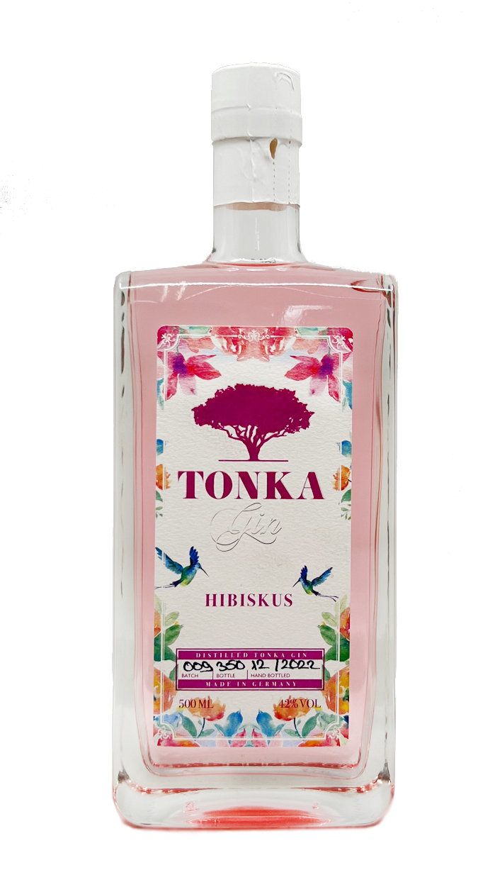 Tonka Gin - Hibiskus 0,5l 42%vol.
