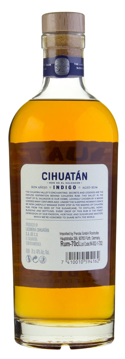 Cihuatán ~ Ron de el Salvador ~ Indigo 8 Years 0,7l 40%vol.