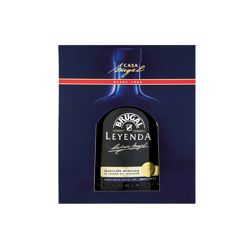 Brugal Leyenda - Brauner Premium Rum aus der Dominikanischen Republik 0,7l 38%vol.