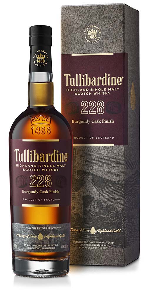 Tullibardine -  228 - Burgundy Finish - Highland Single Malt Scotch Whisky 0,7l 43%vol.