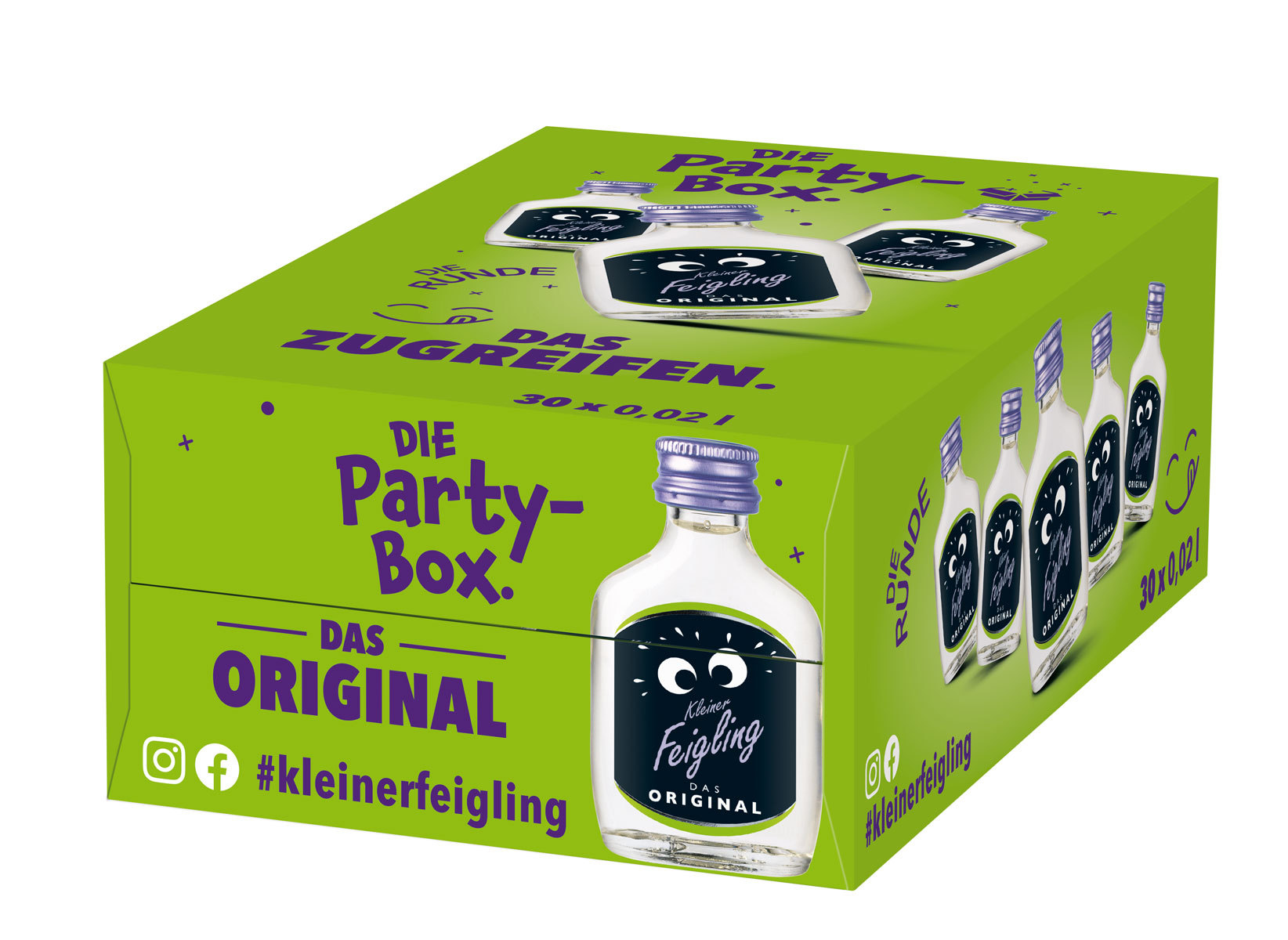 Kleiner Feigling - die Partybox 30x0,02l 20%vol.