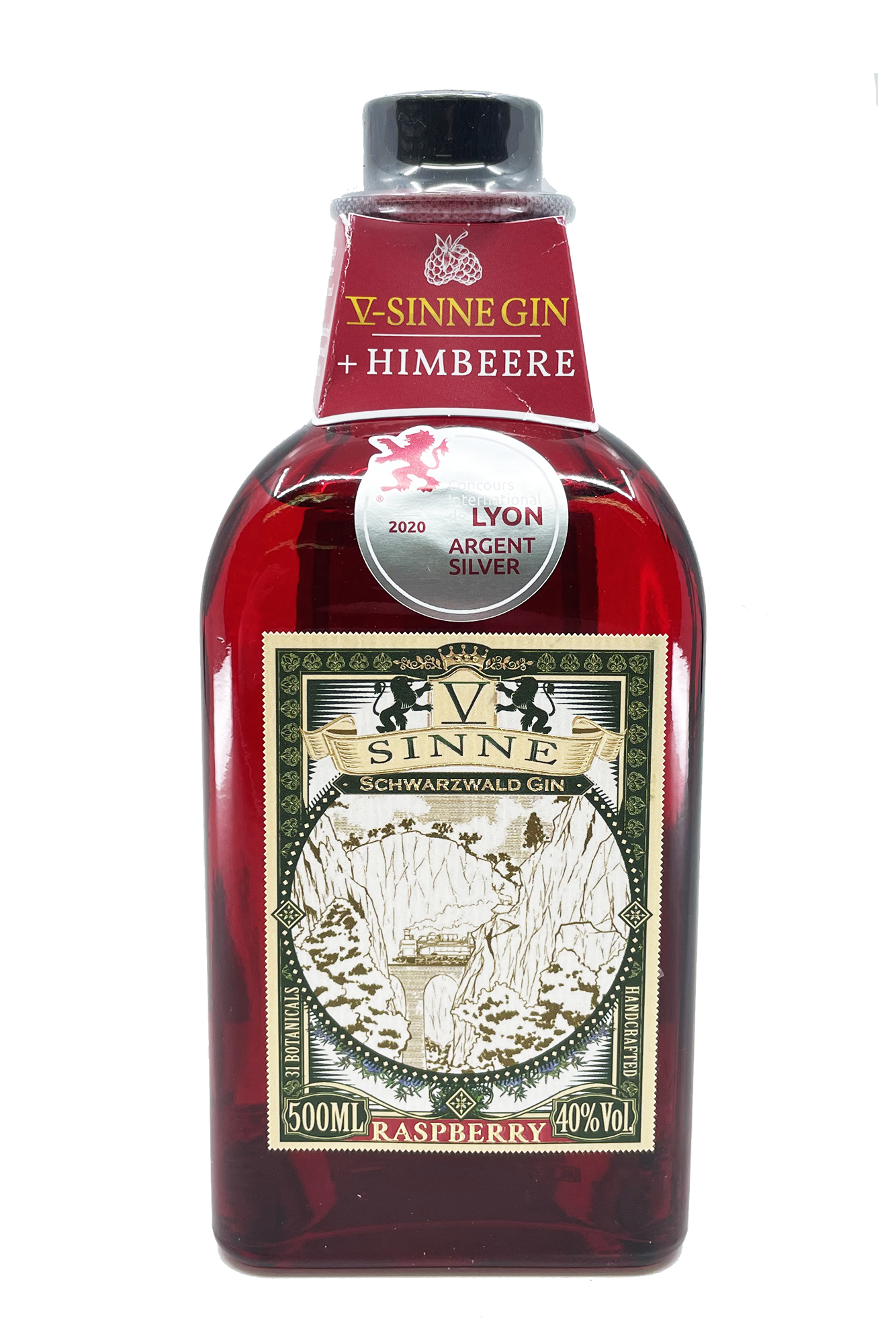 sinne_01_front V-Sinne Raspberry Gin 0,5l 45%vol.