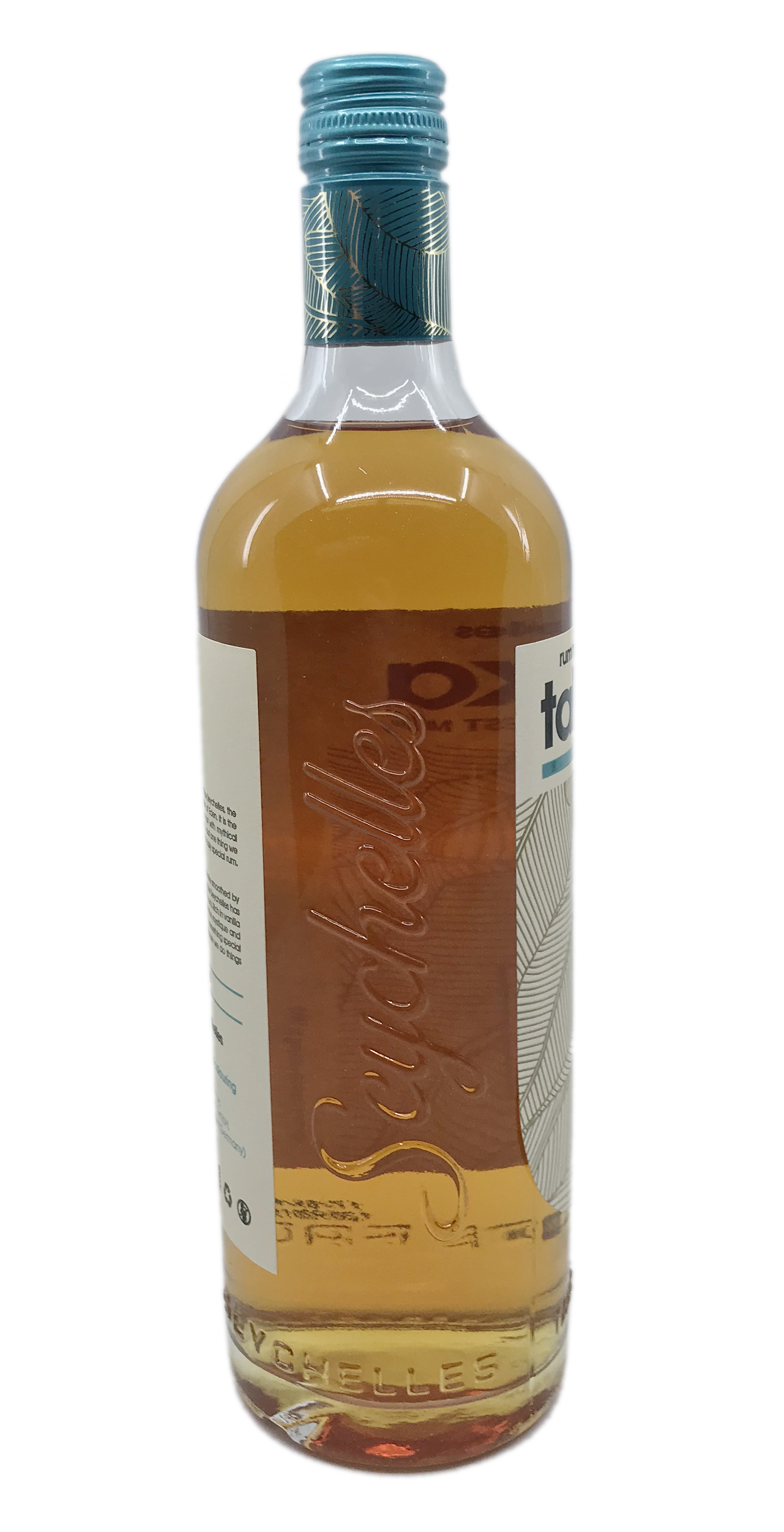Takamaka Spiced Rum 0,7l 38% vol. Alk.- Seitenansicht