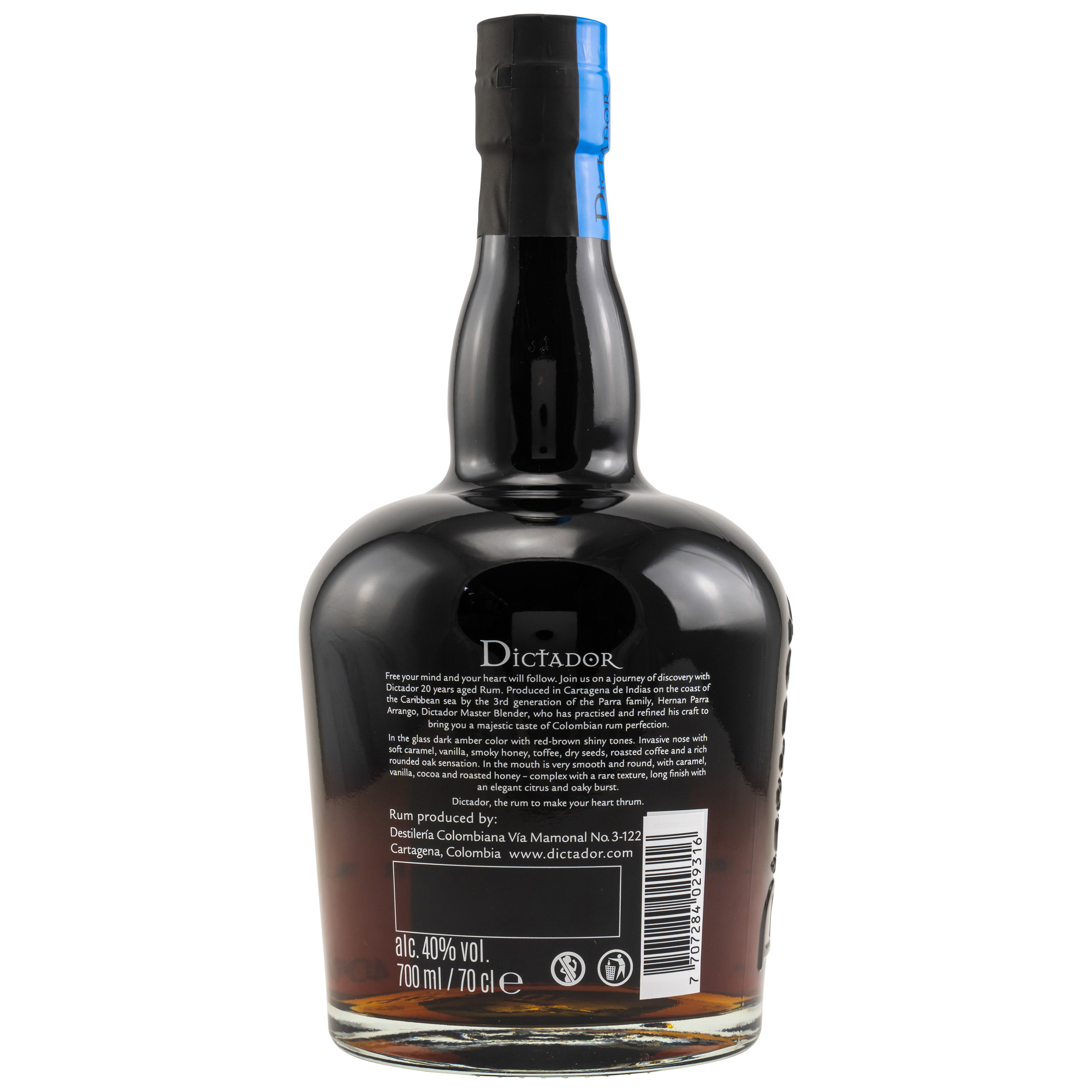Dictador Icon Reserve Colombian Rum - 20 Years 0,7l 40%vol.