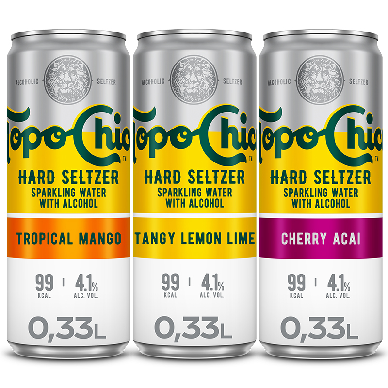 TopoChico Hard Seltzer - 3er Probierset - 12x0,33l 4,1%vol.