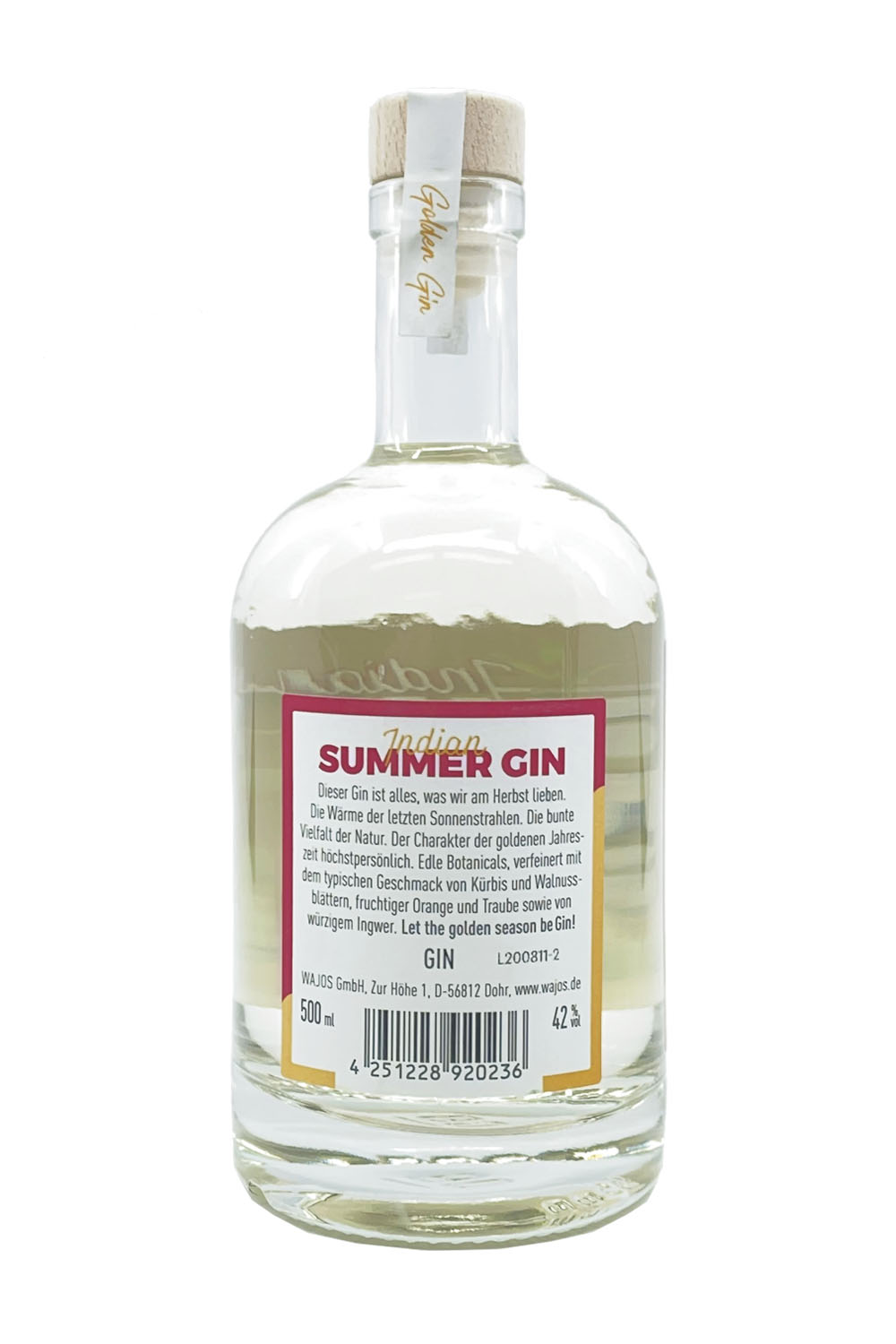 Wajos ~ Indian Summer Gin ~ 0,5l 42%vol.