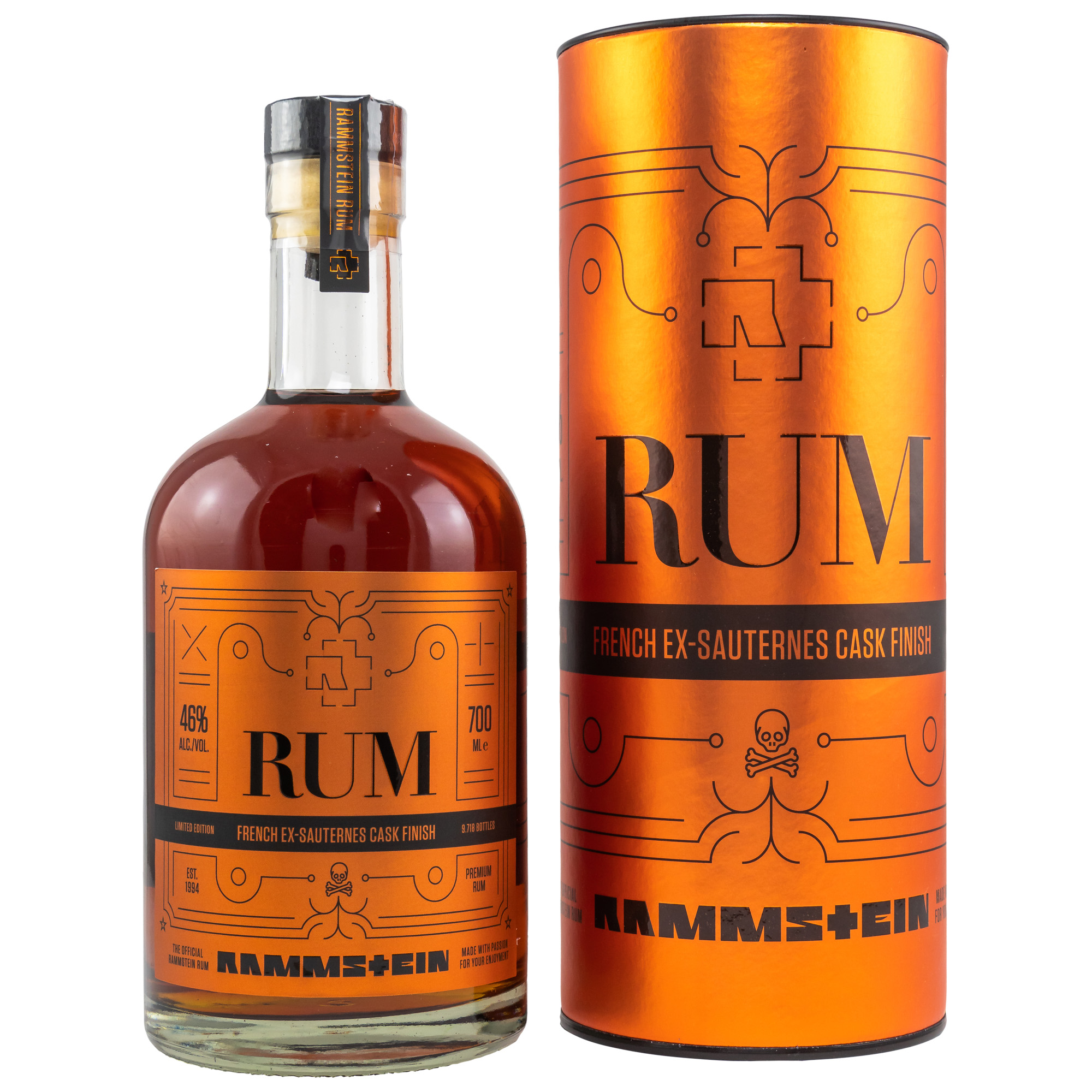 Rammstein Rum - French Ex-Sauternes Cask - Limited Ed. 0,7l 46%vol.