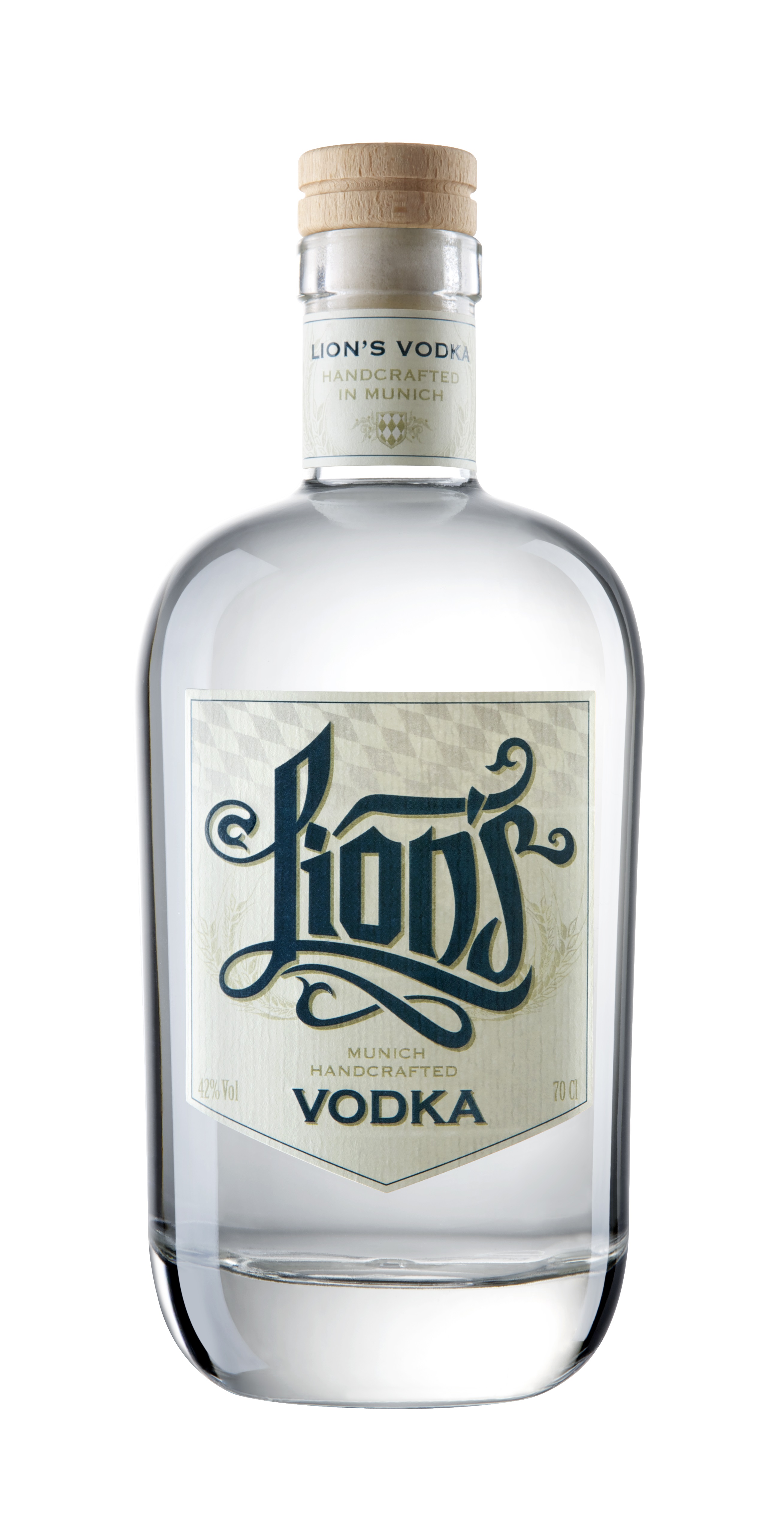 Lion´s Wodka Handcrafted Vodka aus München 0,7l 42%vol