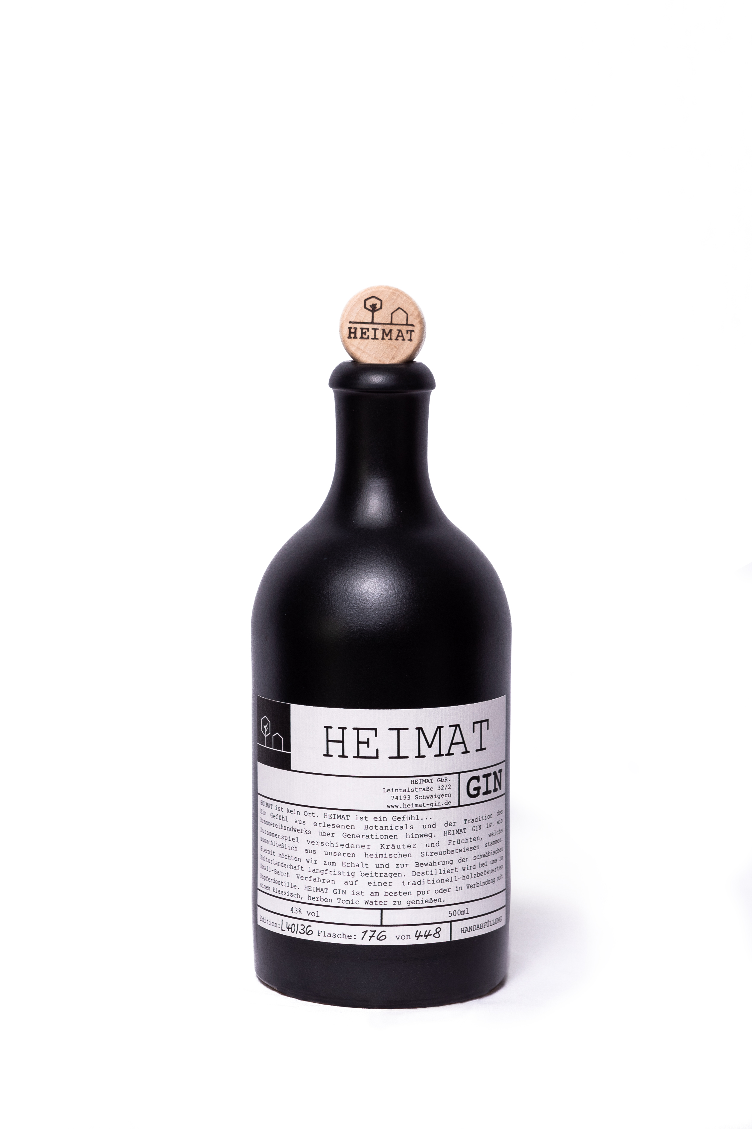 Heimat Gin 500ml 43%vol.