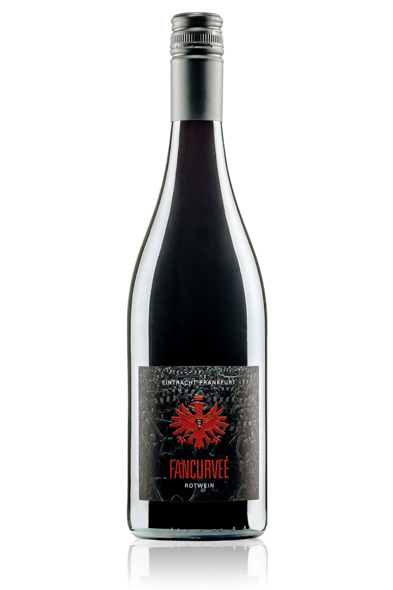 Eintracht Frankfurt Wein - Fancurveé - Rotwein 0,75l 13,5%vol.