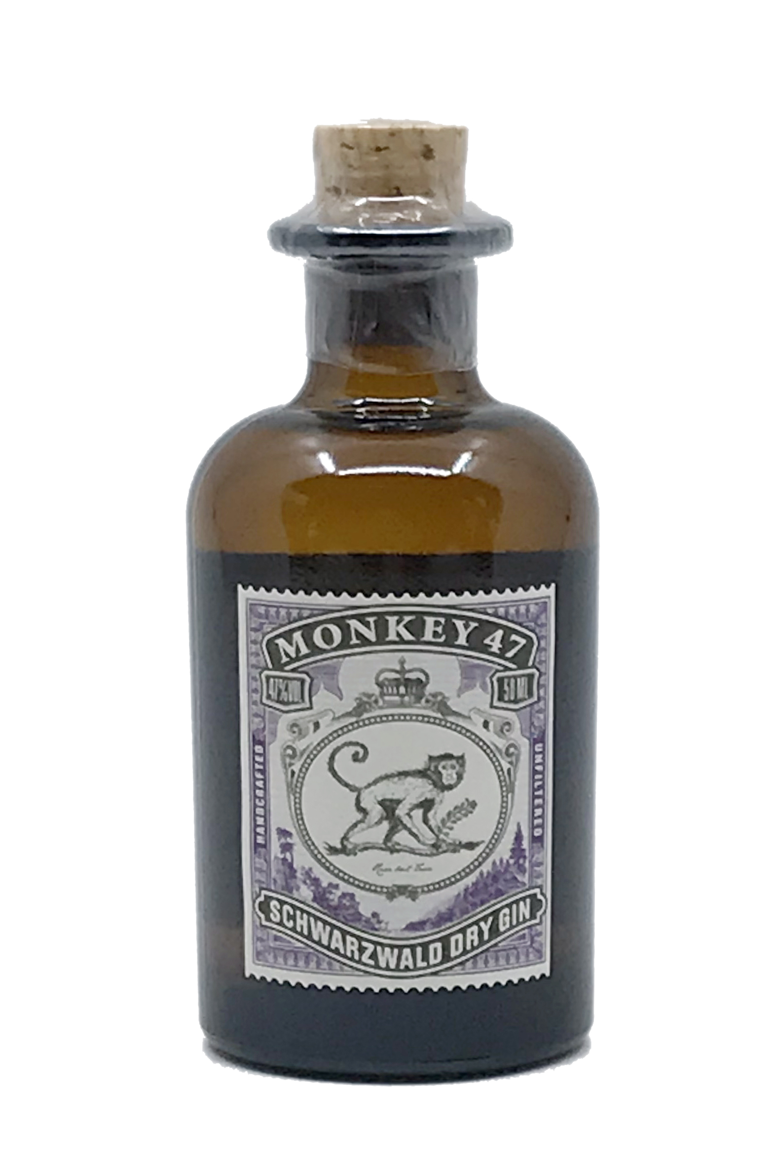 Monkey47 Miniatur Schwarzwald Dry Gin 0,05l 47%vol.