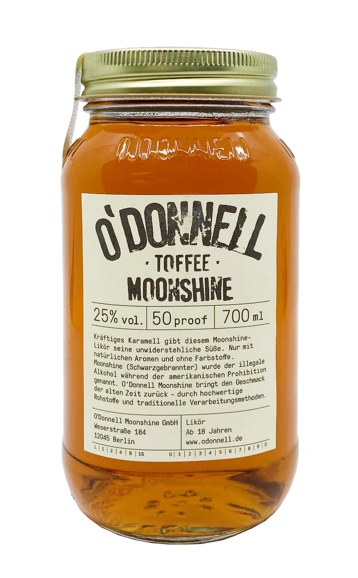 O´Donnell Moonshine Wintersorte Toffee Likör 0,7l 25%vol.