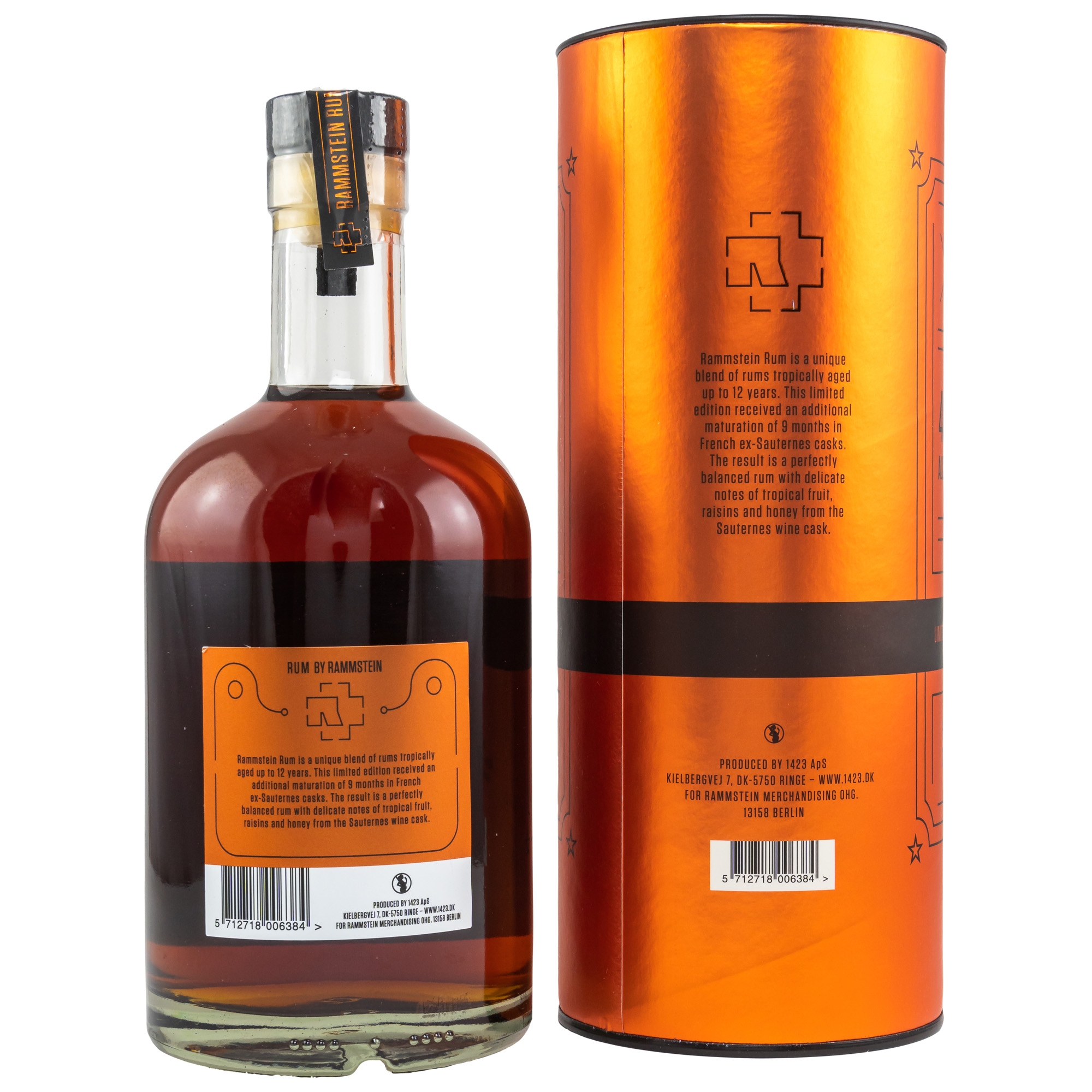 Rammstein Rum - French Ex-Sauternes Cask - Limited Ed. 0,7l 46%vol.