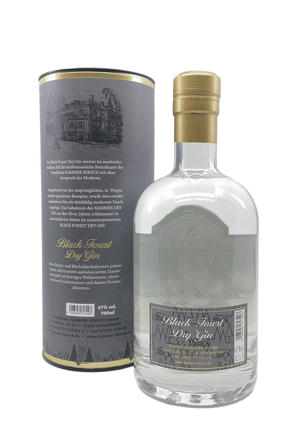 Black Forest ~ Dry Gin ~ 0,7l 47%vol.