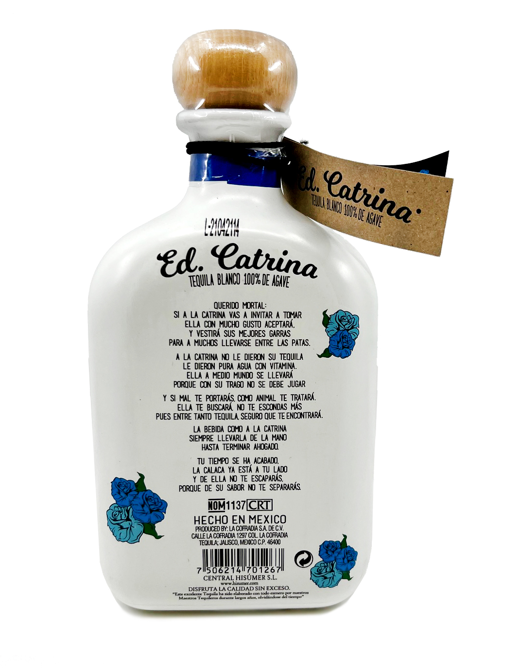 La Cofradia - Tequila Blanco 0,7l 38%vol.