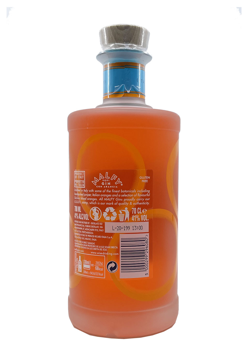 Malfy Gin ~ Con Arancia ~ 0,7l 41%vol.