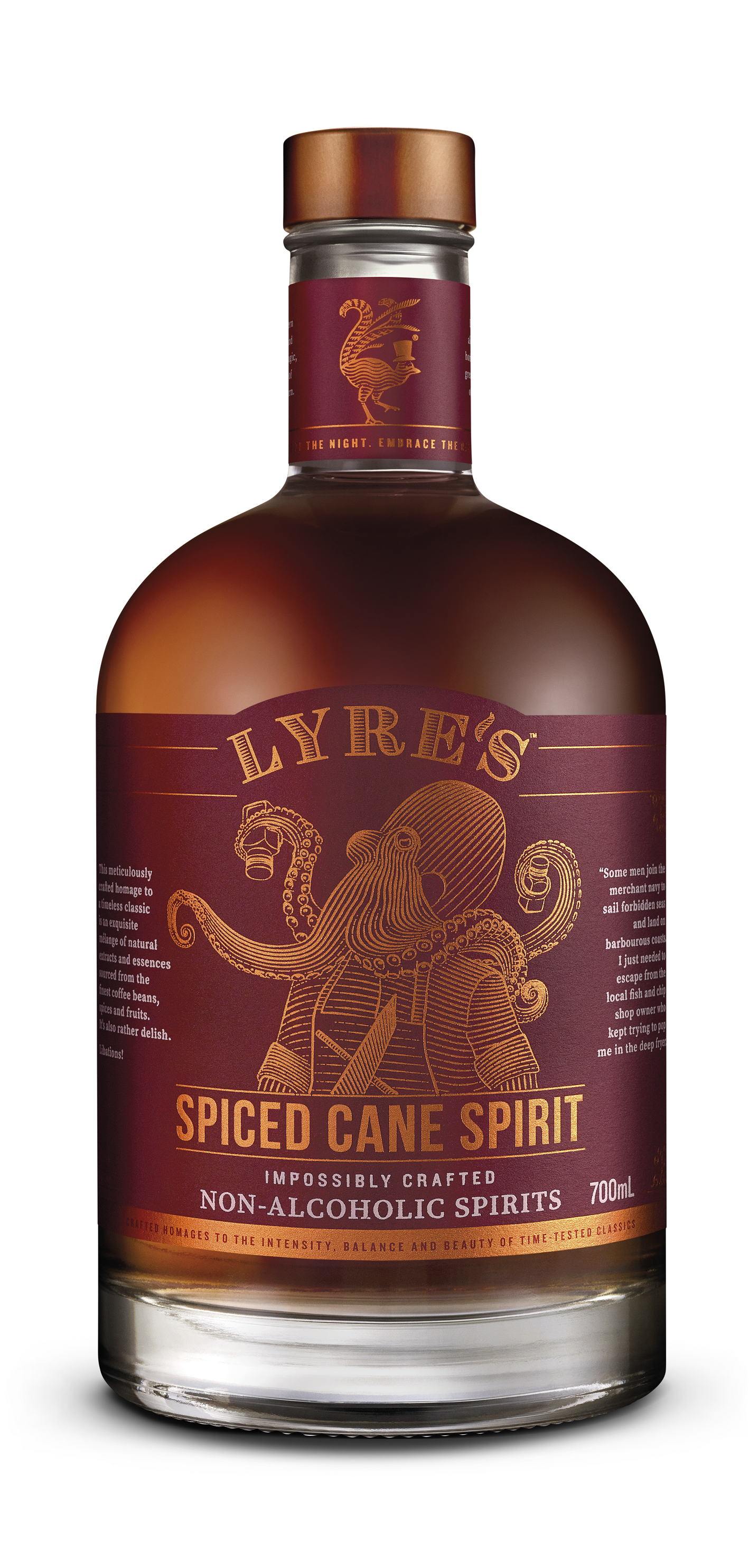 Lyre's - Spiced Cane Spirit - alkoholfreier Rum 0,7l