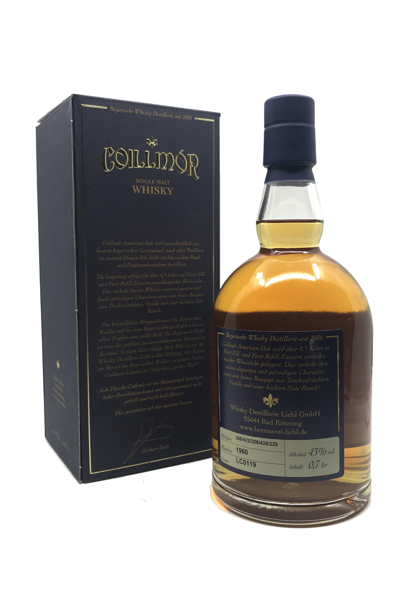 Coillmor - Bordeaux Cask - Single Malt Whisky - 0,7l - 46% vol. Alk.