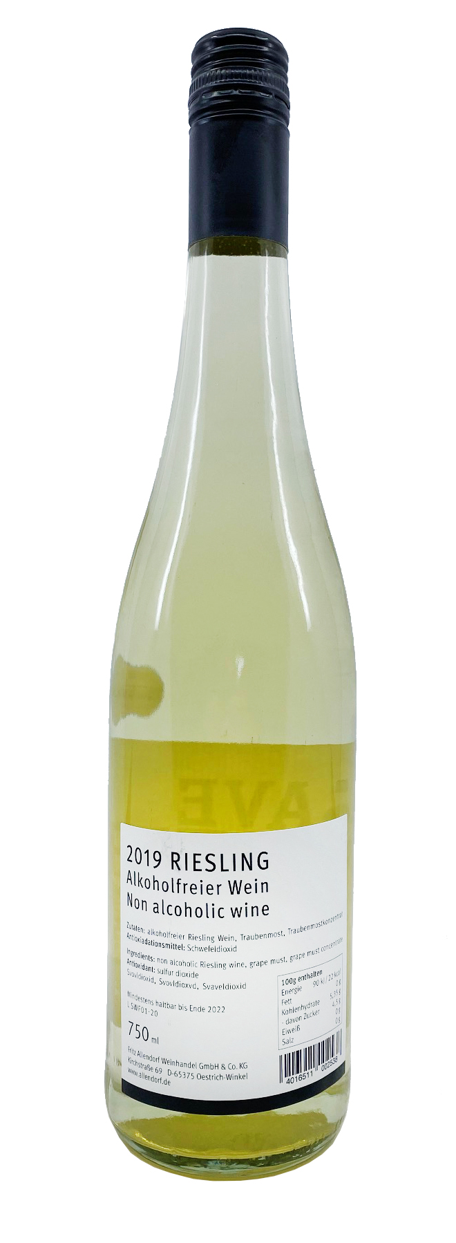 Save Water Drink Riesling Free - Alkoholfrei 0,75l