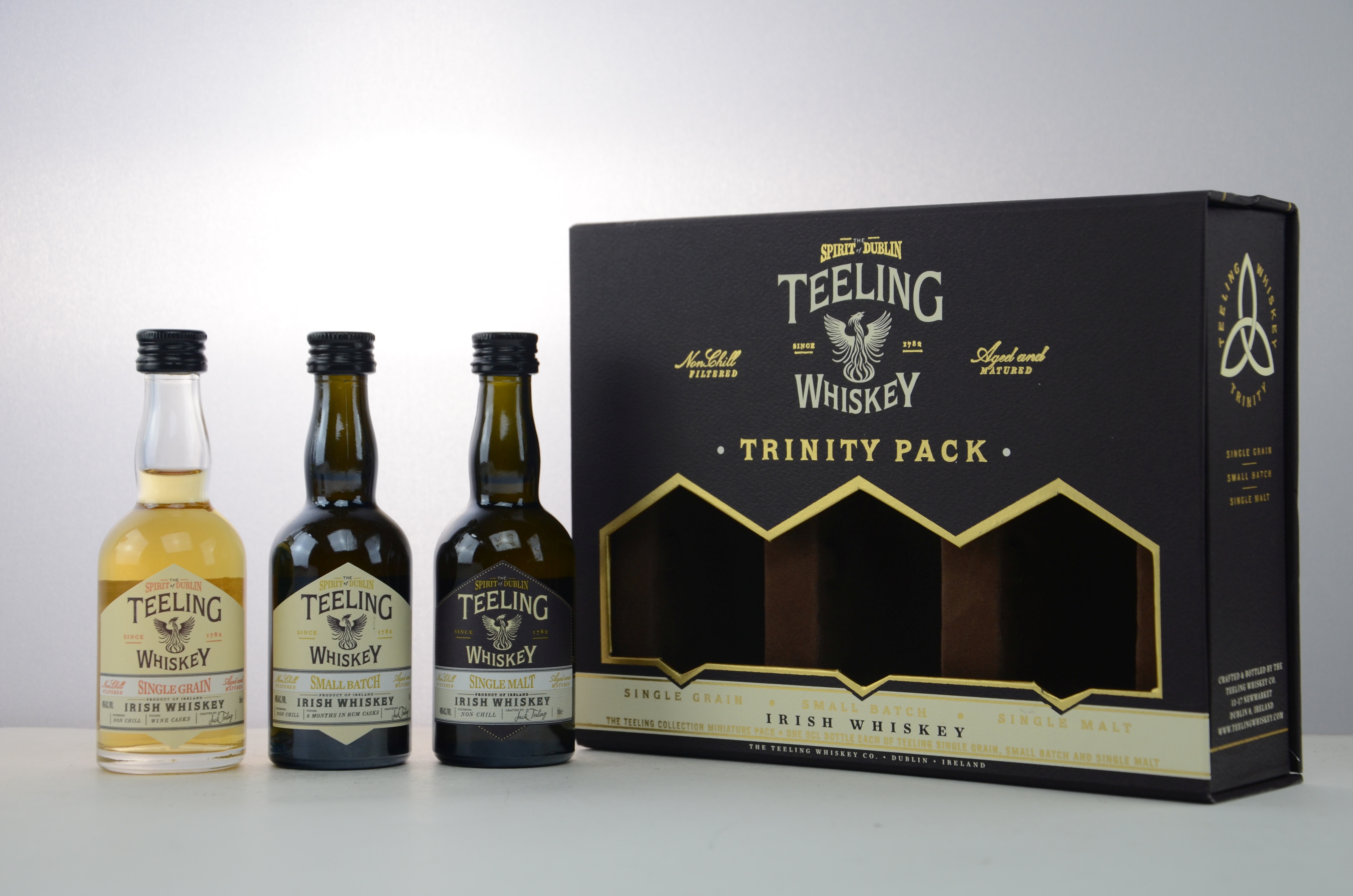 Teeling Whiskey Trinity Pack - Irish Whiskey Tasting (3x0,05l) 46%vol.