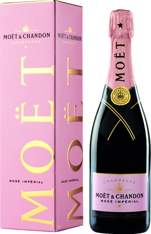 Moët & Chandon Impérial Rosé in GP Geschenkverpackung 0,75l 12%vol.