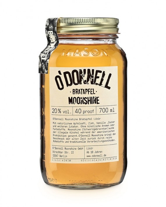 O´Donnell Moonshine Bratapfel 0,7l 20%vol
