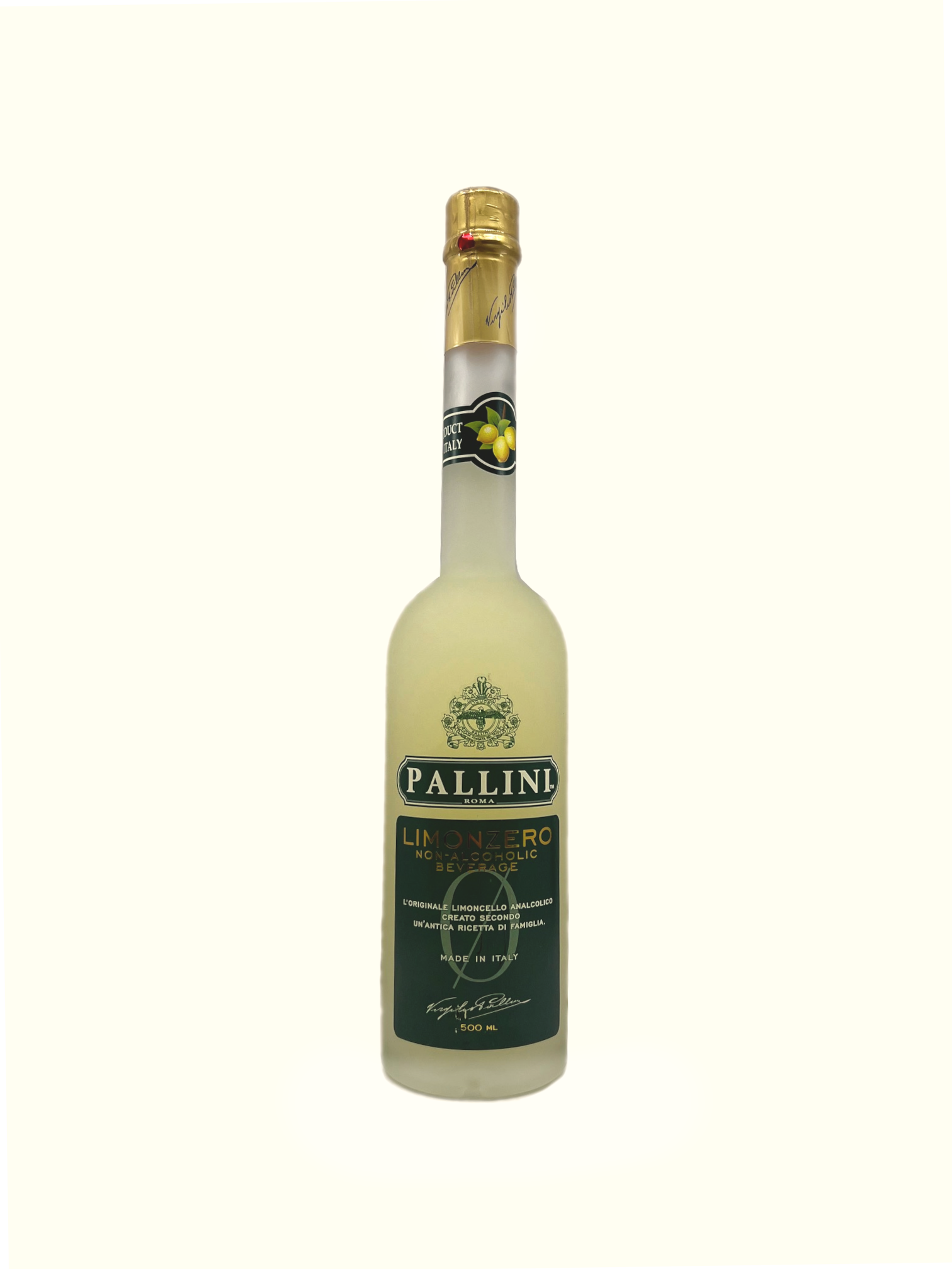  Pallini LIMONZERO - alkoholfreier Limoncello 0,5l 0,0%vol.