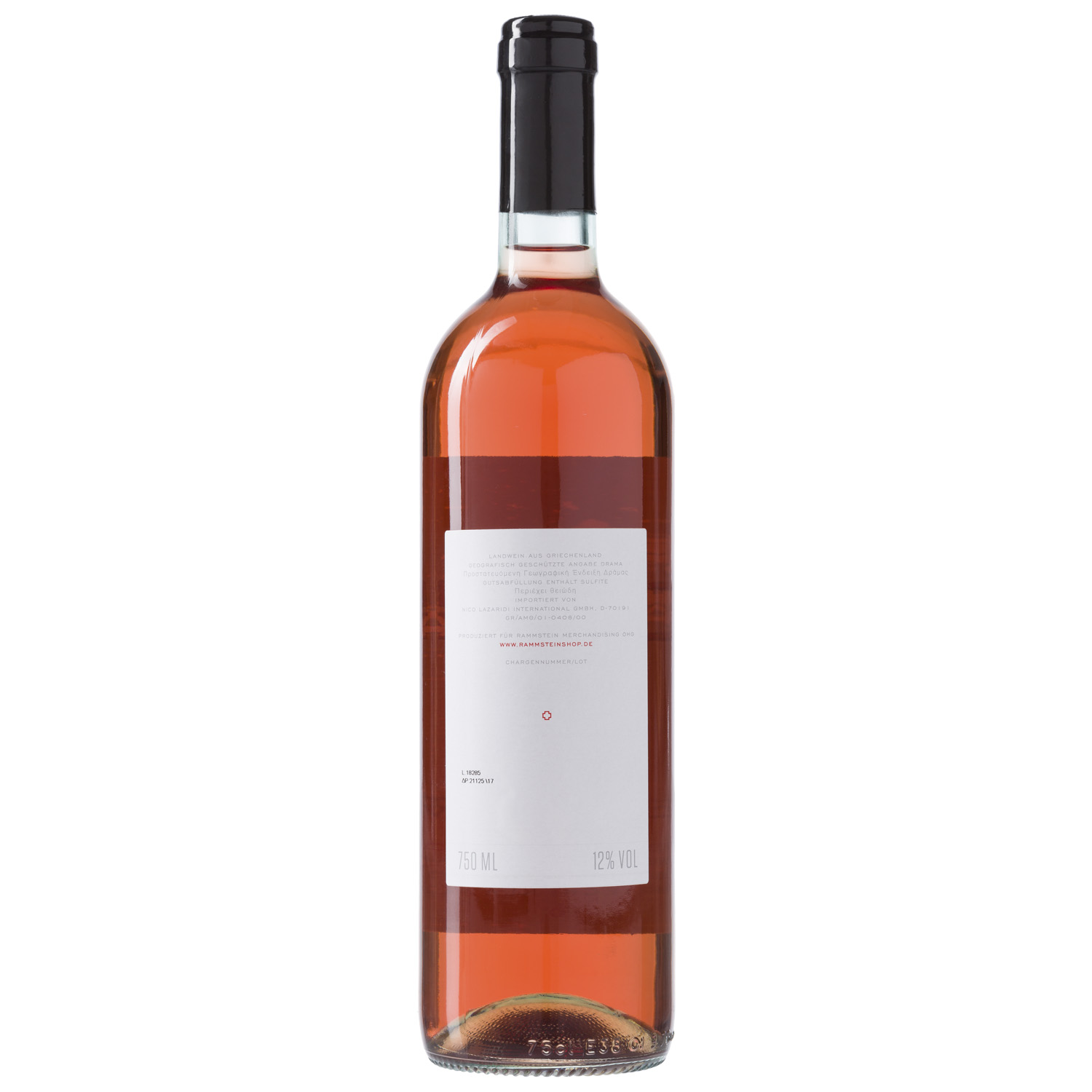 Rammstein Rosenrot Roséwein 0,75l 12%vol.