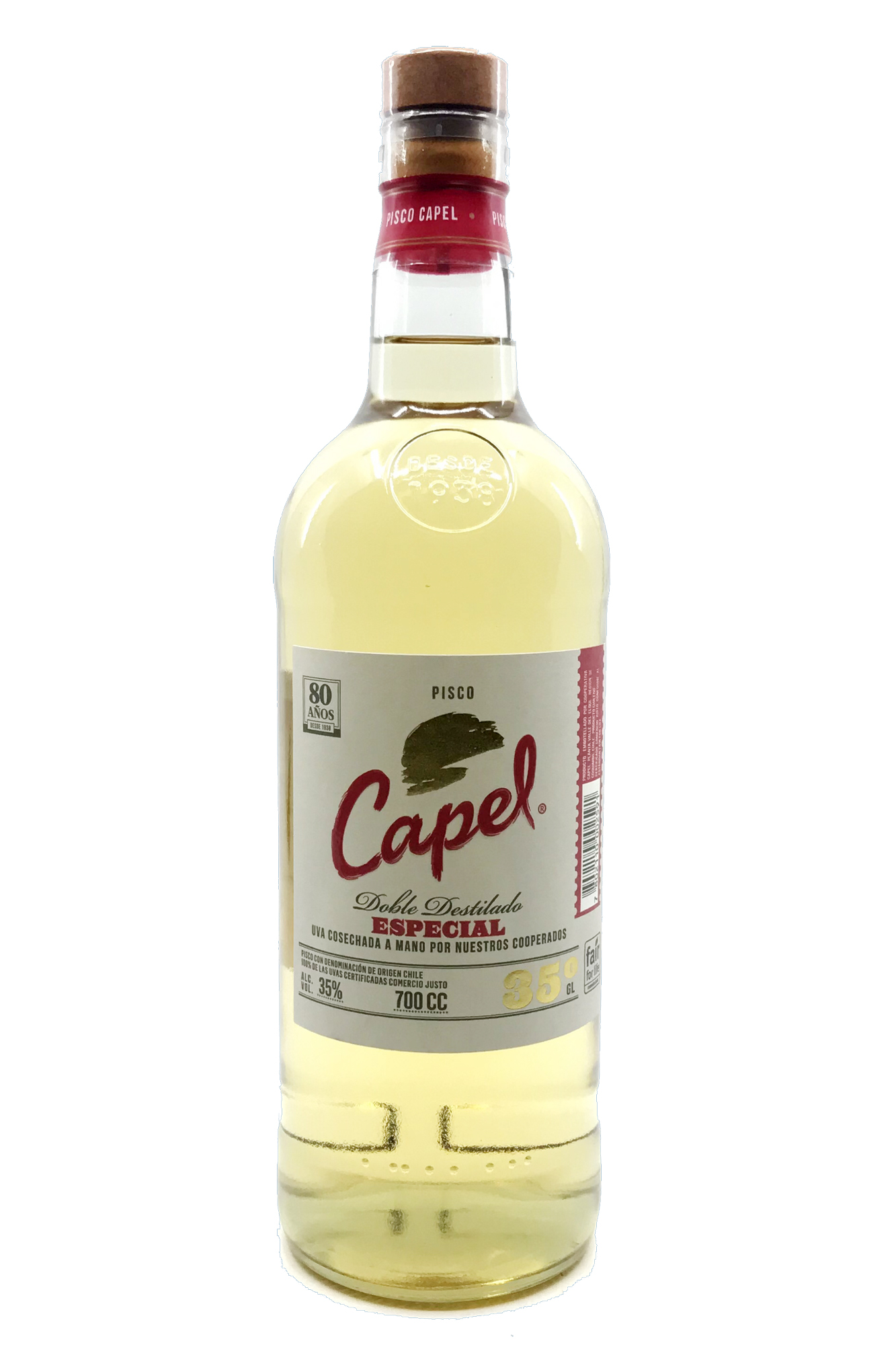 Capel Pisco Especial Doble Destilado - 0,7l -  35% vol. Alk.