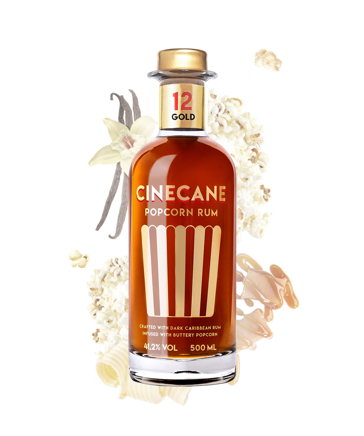 CINECANE Gold, 0,5L 41,2% vol.