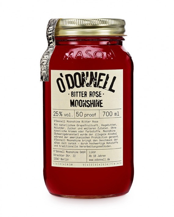 O´Donnell Moonshine Bitter Rose 0,7l 25%alc.vol.