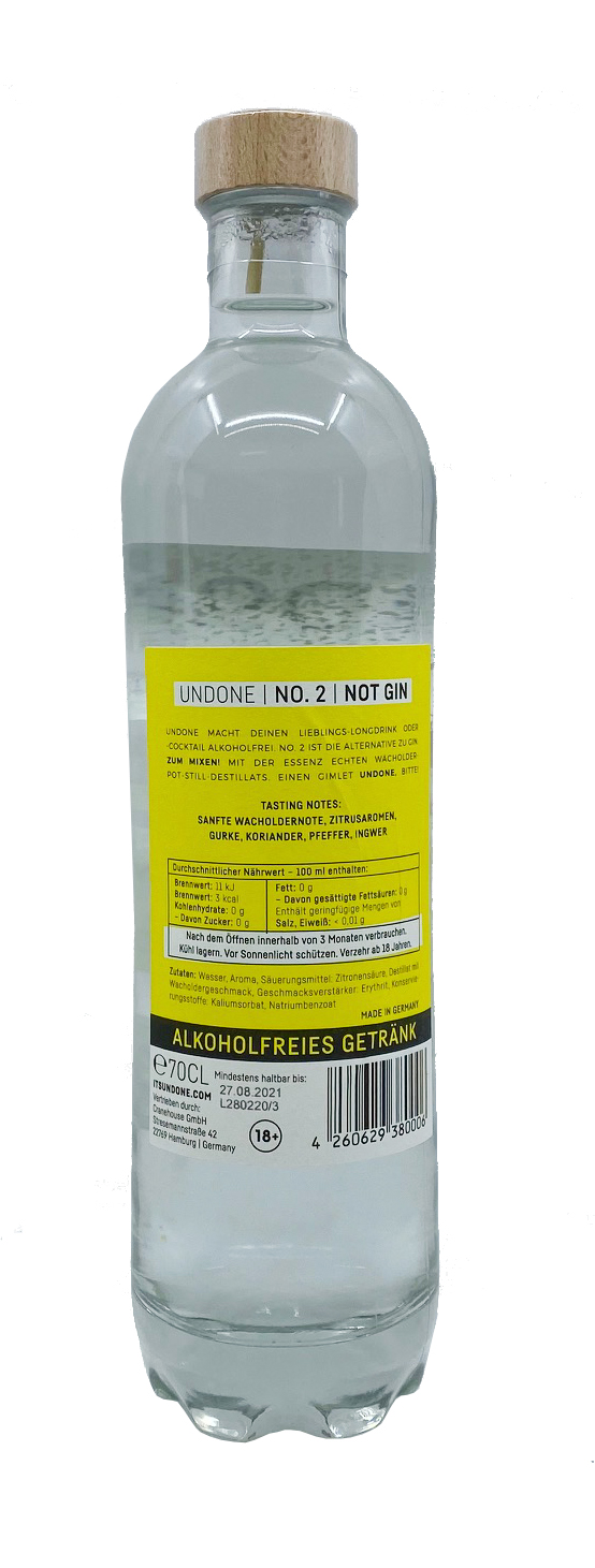 Undone Juniper Type - This is not Gin 0,7l