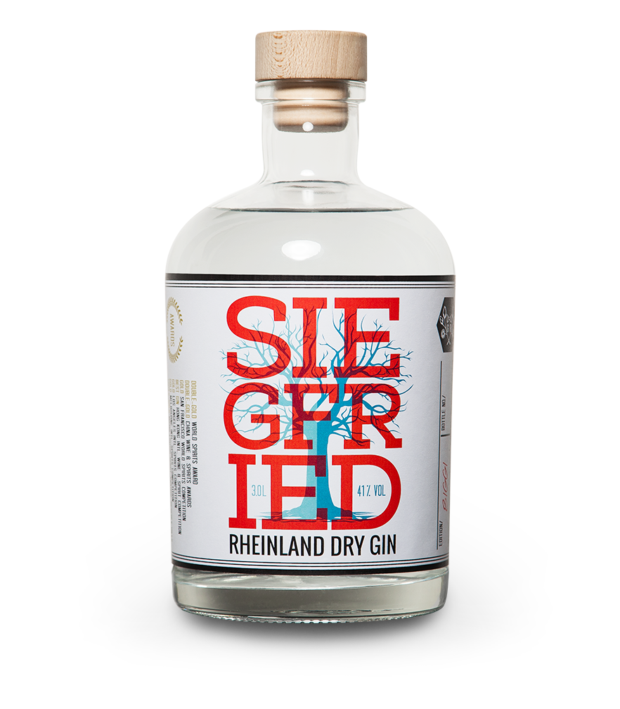 Siegfried BIGGIE 3 Liter Mega Gin Flasche 41%vol. *VERSANDKOSTENFREI*