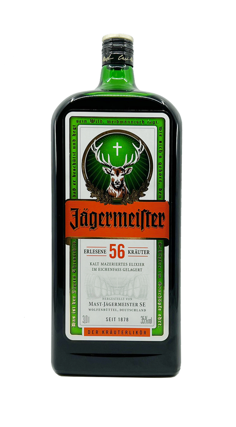 jaegermeister3l Jägermeister XXXL Flasche - 3 Liter 35%vol.