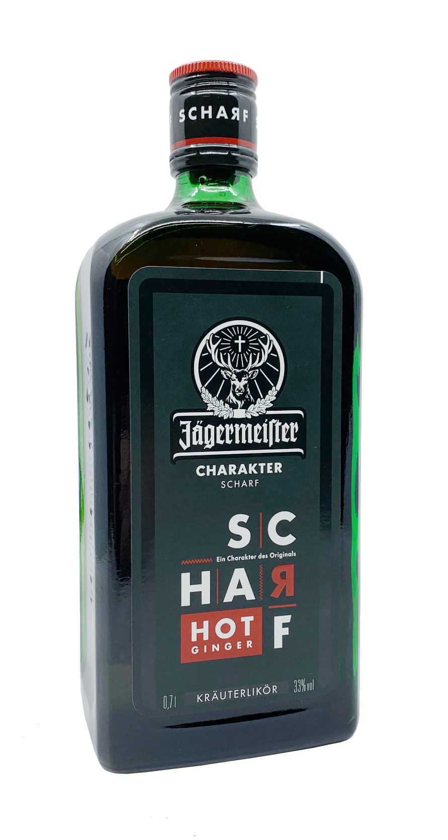 Jägermeister Kräuterlikör Scharf 0,7l 33%vol.