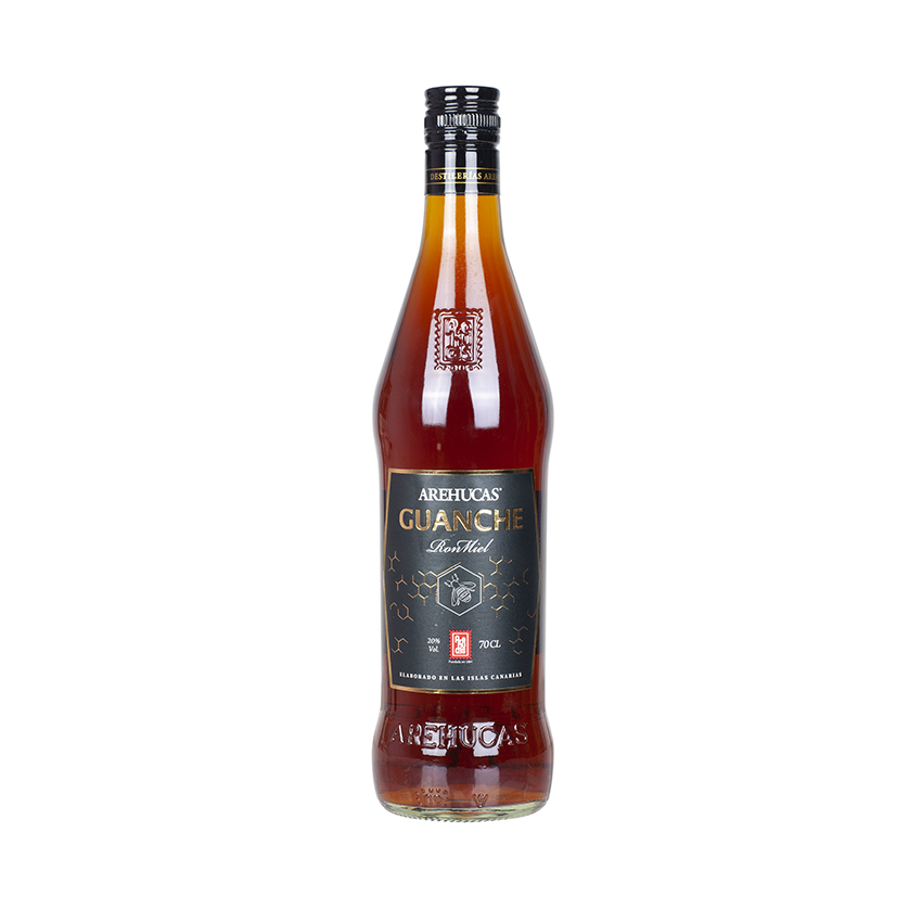 Arehucas Ron Miel Guanche Rum Likör mit Honig 0,7l 20%vol.