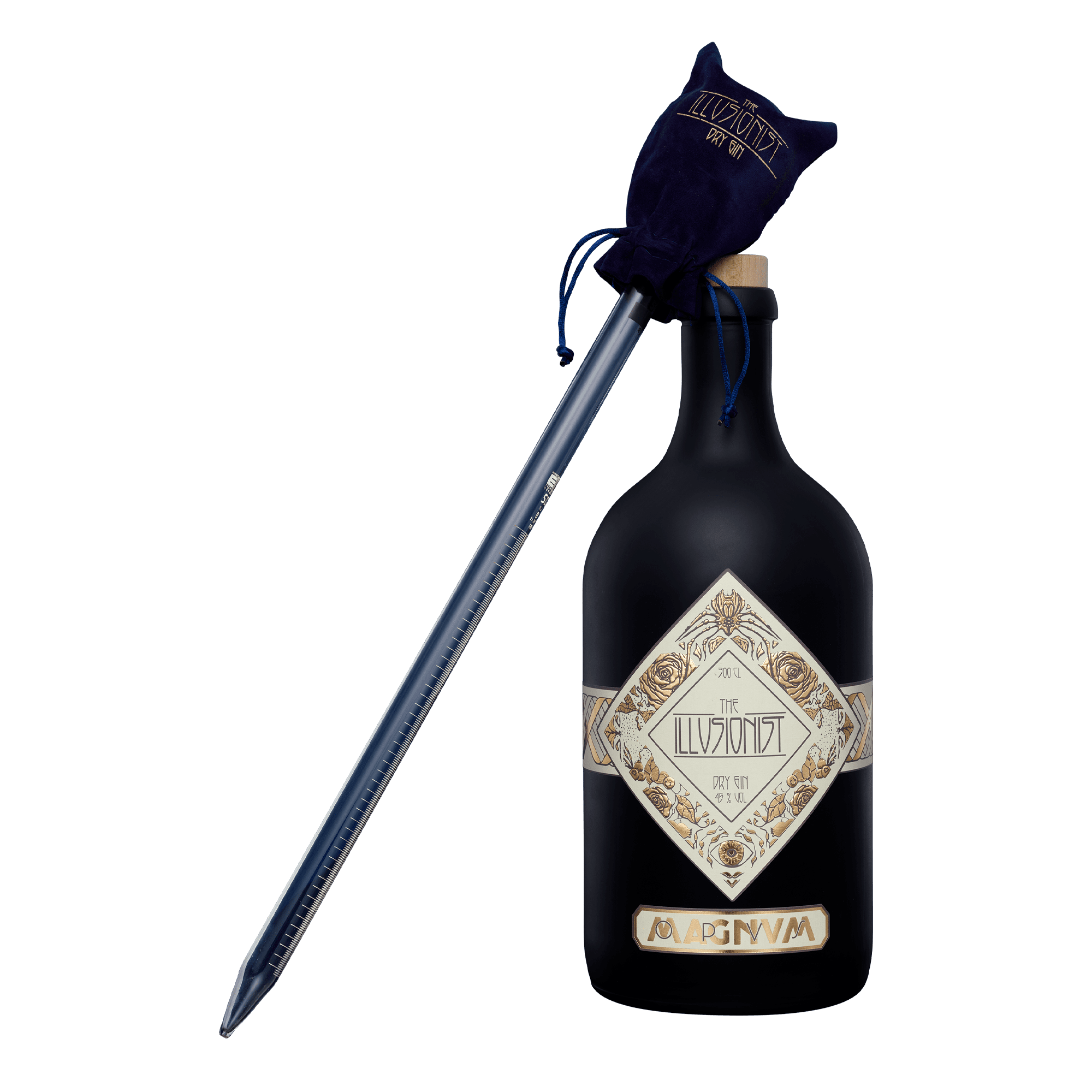 The Illusionist Dry Gin - Der Farbwechsel Gin - MAGNUM OPUS - 3000ml - 45 % Vol