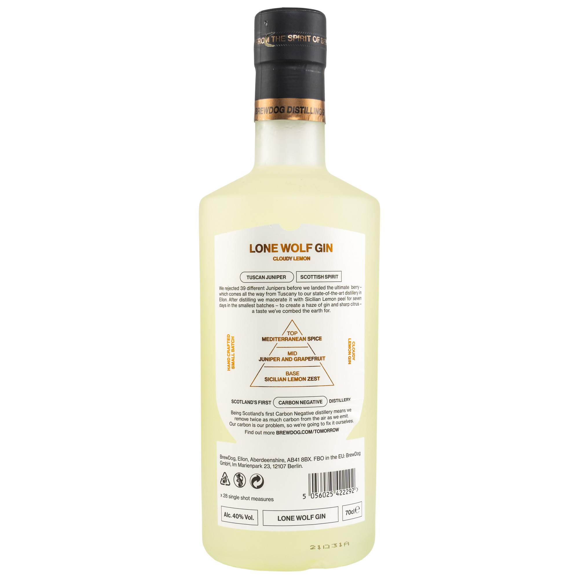 20704_20 LoneWolf - Cloudy Lemon Gin - Brewdog 0,7l 40%vol.