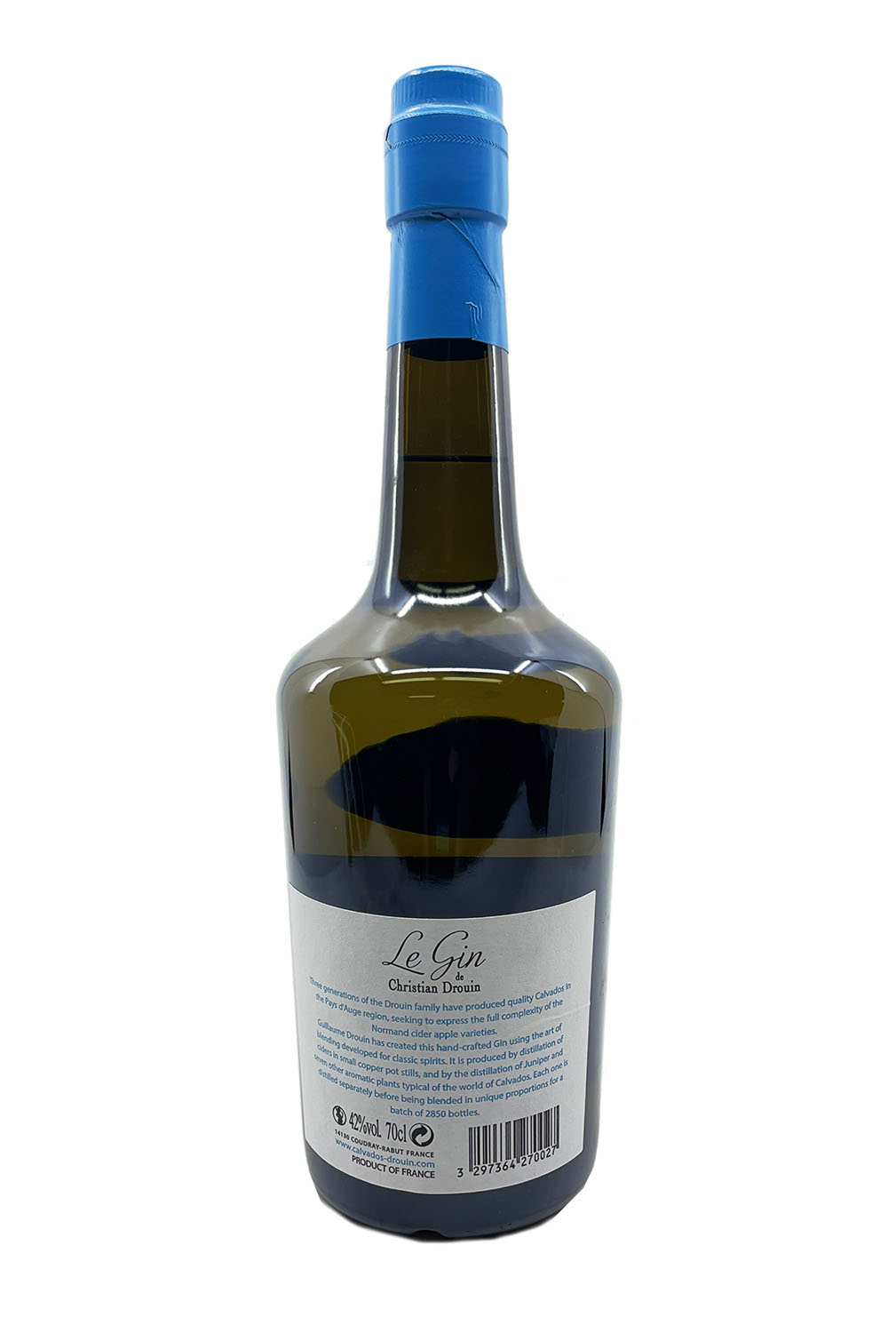 le_gin_de_christian_drouin_back Christian Drouin ~ Le Gin ~ 0,7l 42%vol.