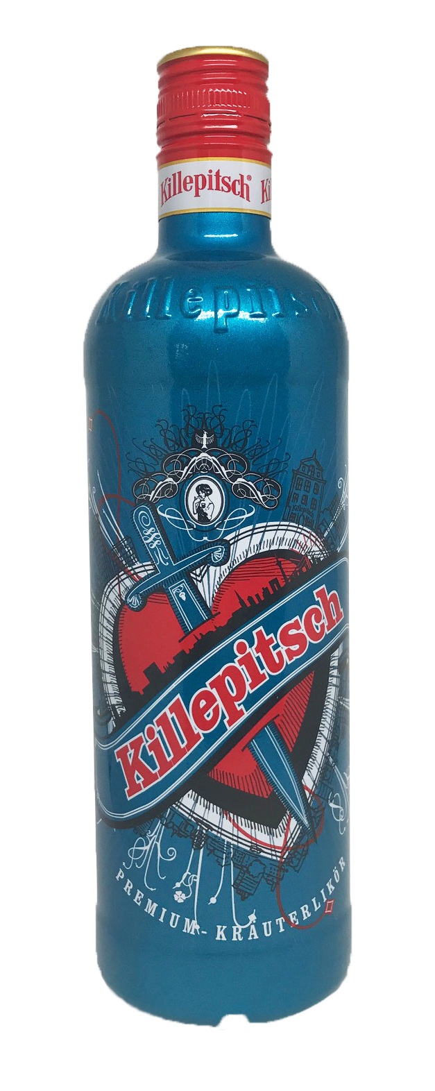 Killepitsch Petrol Designerflasche 0,7 Liter 42%vol.