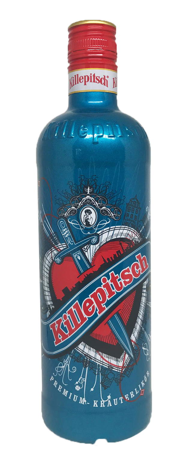 Killepitsch Petrol Designerflasche 0,7 Liter 42%vol.