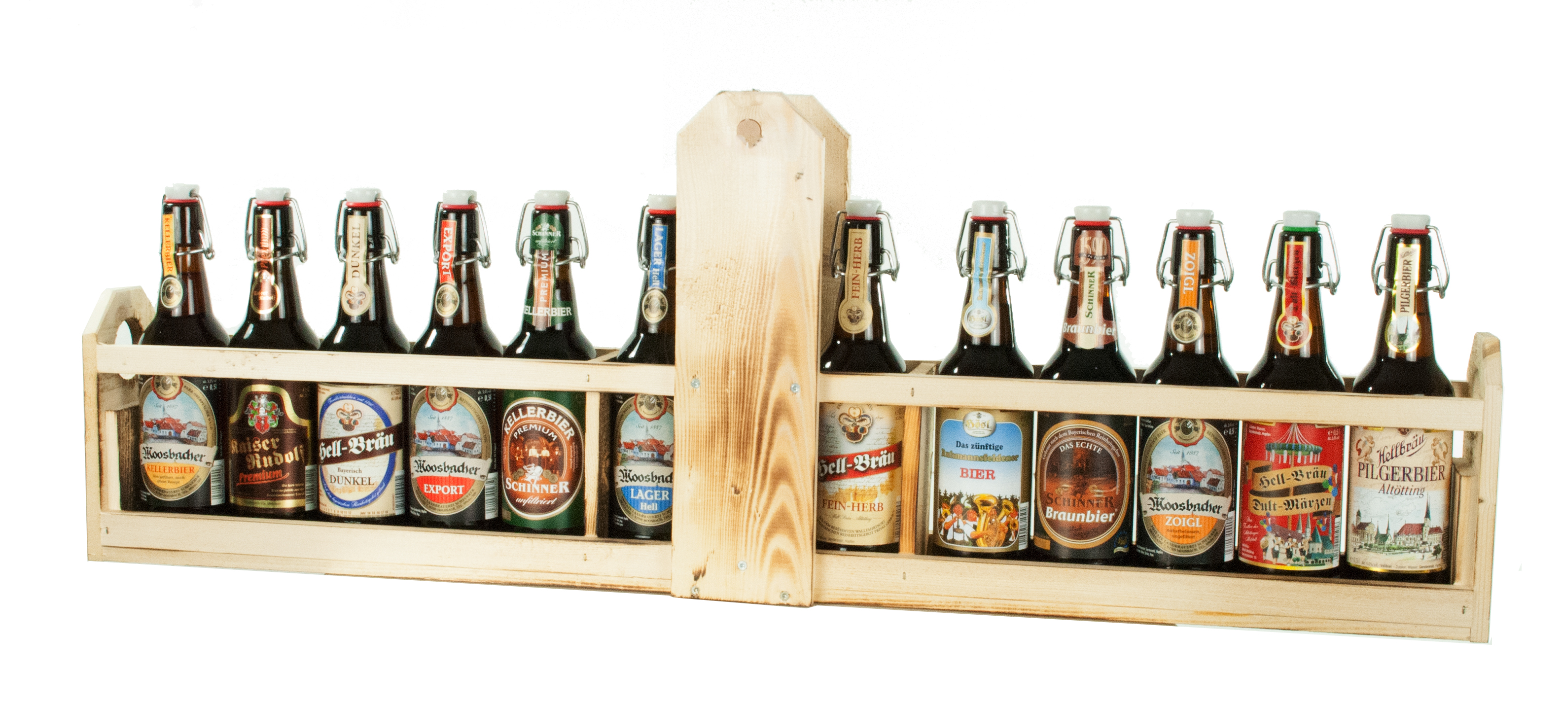 Bayerischer Biermeter - 13 ausgewählte Edelbiere -  (13x0,5l) max.5,8%vol.