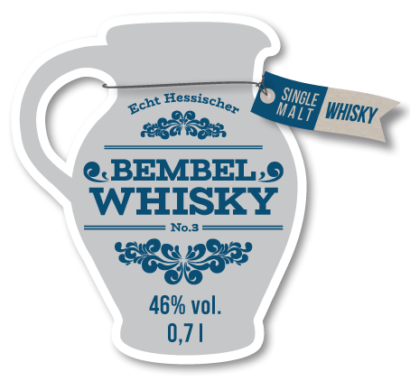 Bembel Whisky No.3. - Echt. Hessisch. - mit Tumbler im Geschenkpaket 0,7l 46%vol.