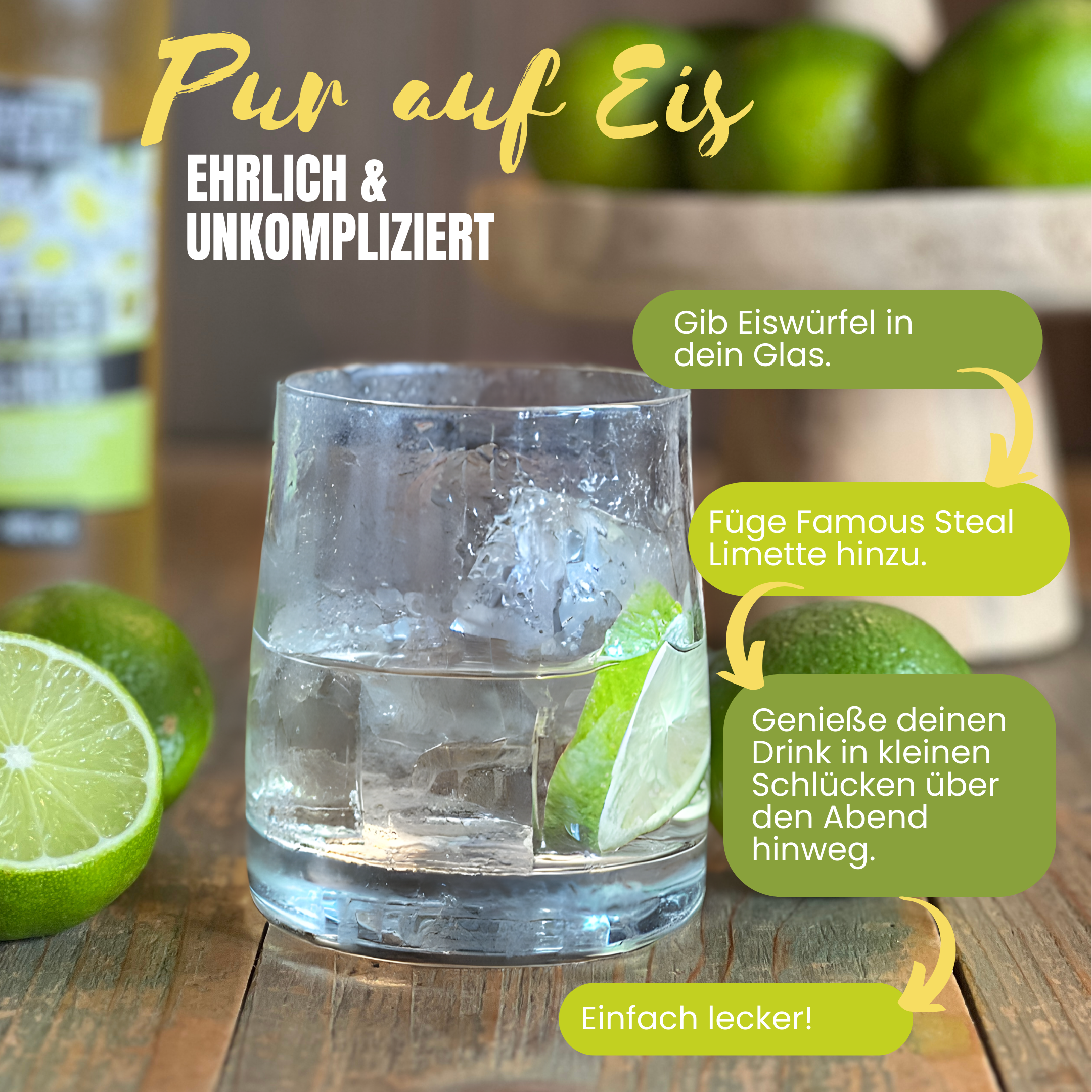 The Famous Steal - Limettenlikör 0,7l 18%vol.
