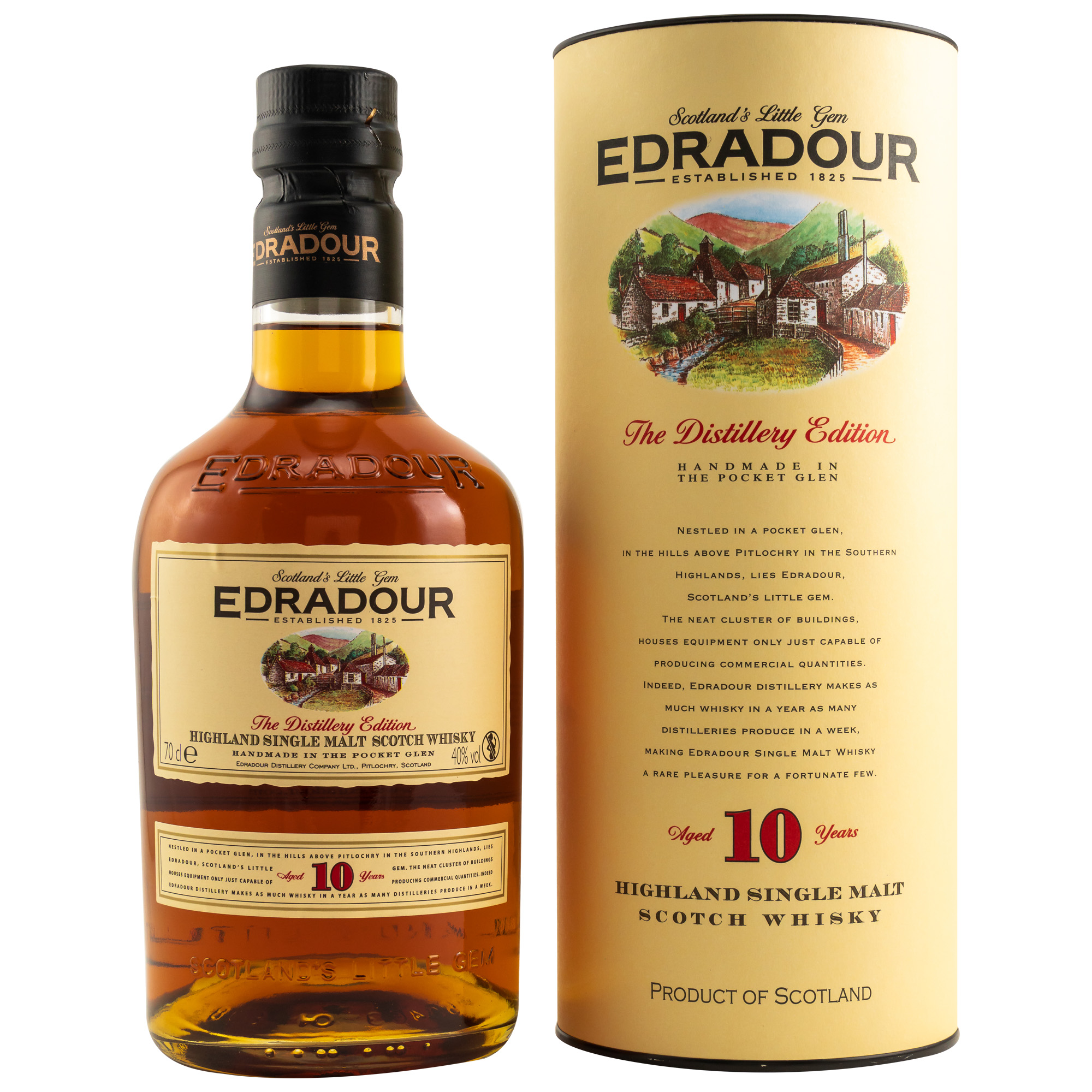 Edradour Aged 10 Years Distillery Edition 0,7l 40%vol.