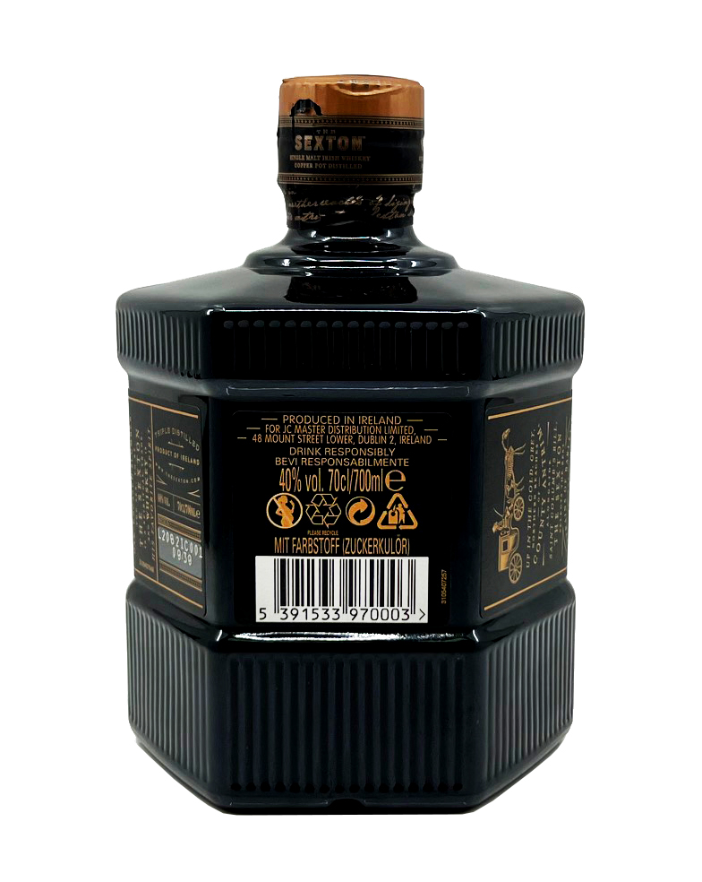 The Sexton Single Malt Irish Whiskey 40%vol. 0,7l